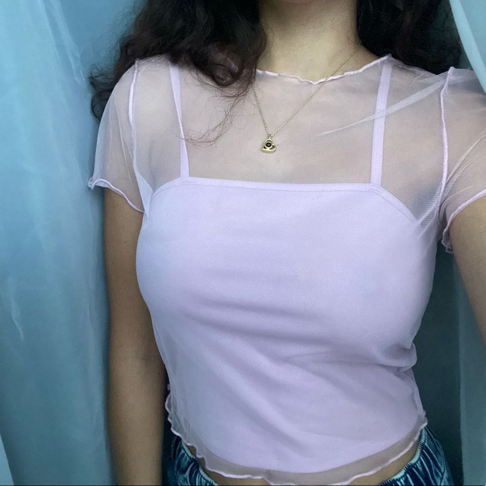 Sheer Crop Top
